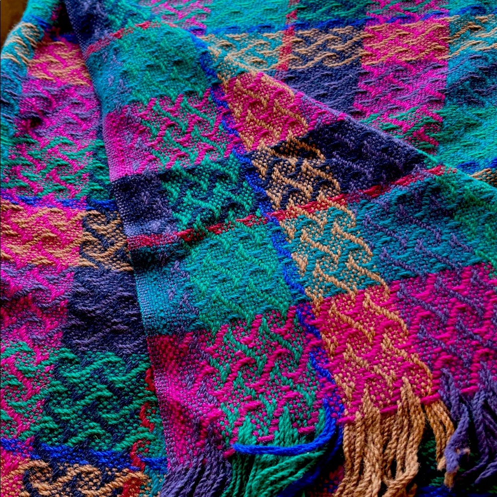 New Old Stock Pendleton 100% Virgin Wool Throw Woven Fringed Blanket Mint in Box - Picture 4 of 9